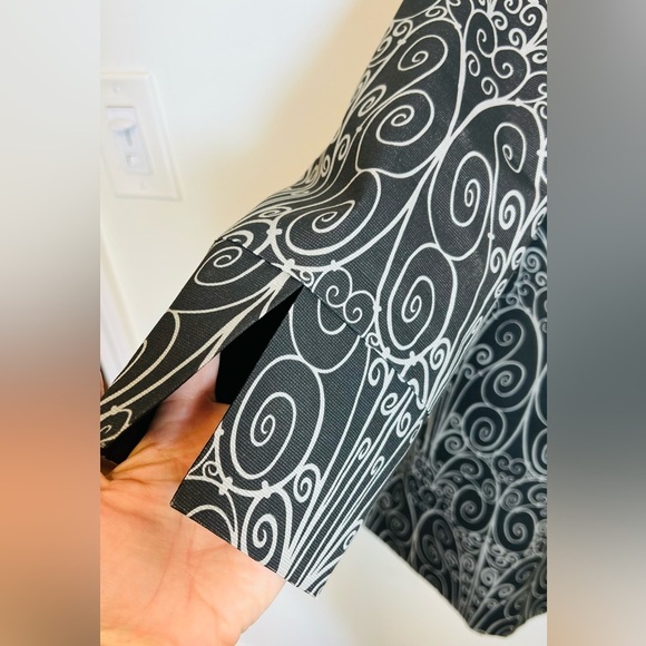 Metropolitan Museum of Art Knee Length Scrollwork Evening Jacket Size L - Picture 2 of 8